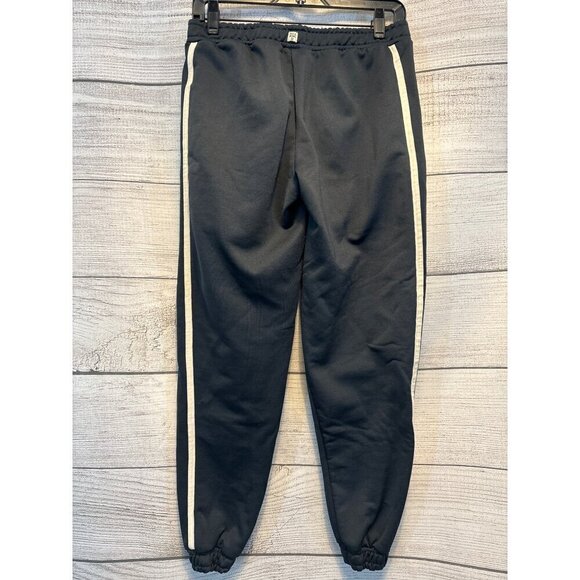 Billabong White Side Stripe Black Sweatpants - Picture 2 of 2